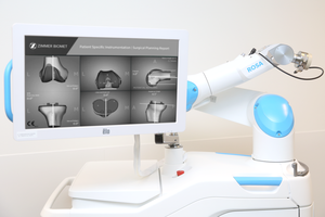 Rosa_orthopaedie_knie_roboterassistierte_operation Knie OP mit Roboter Rosa